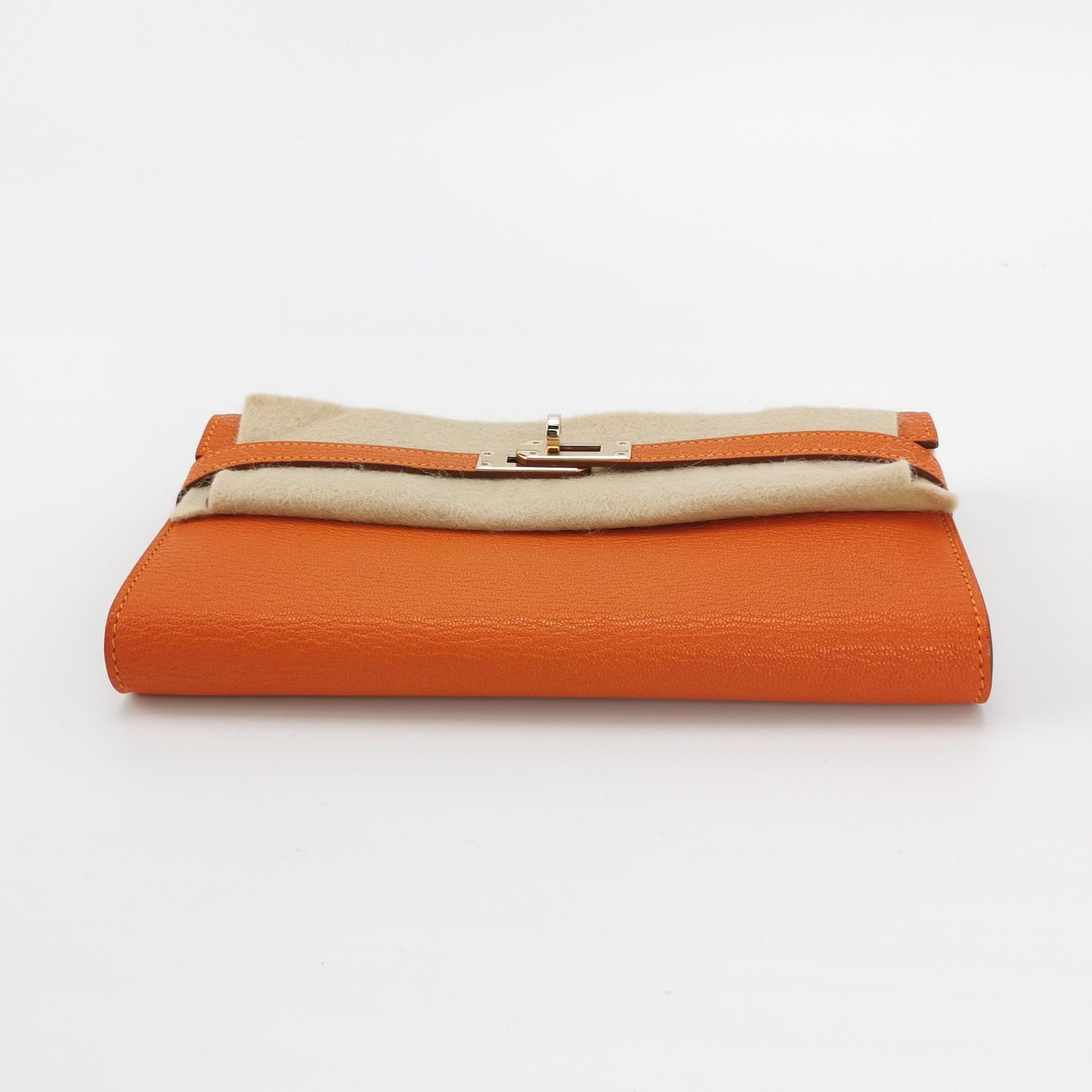 Kelly Large Chevre Mysore Lambskin Gold 9J T