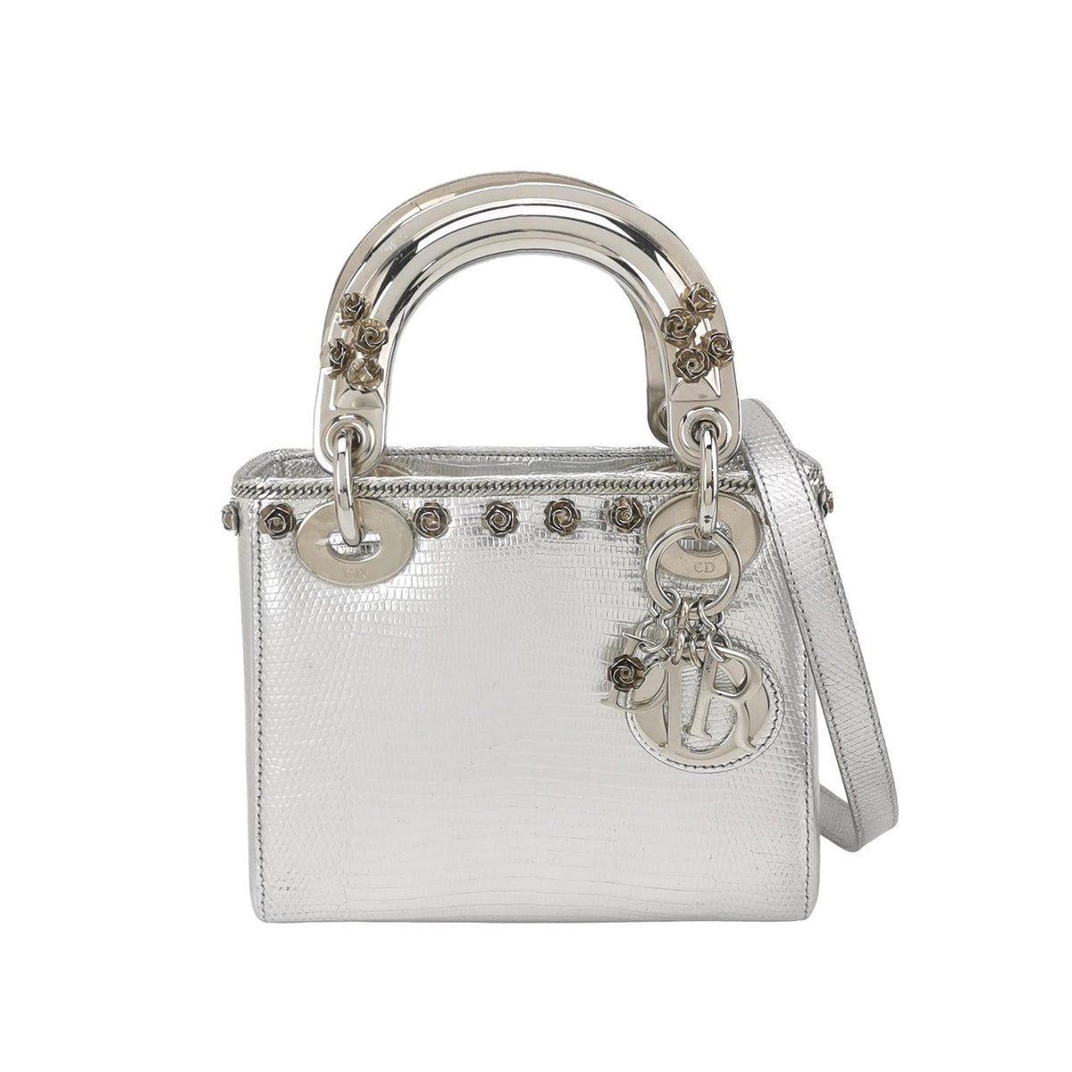 Dior Dior Lizard Mini Lady Dior Bag