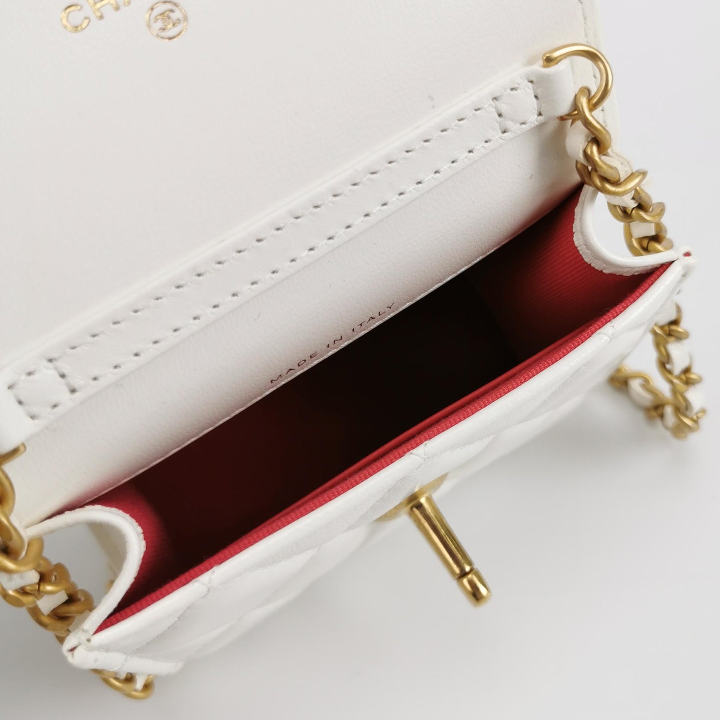 Flap Bag Lambskin quilted CC turn-lock