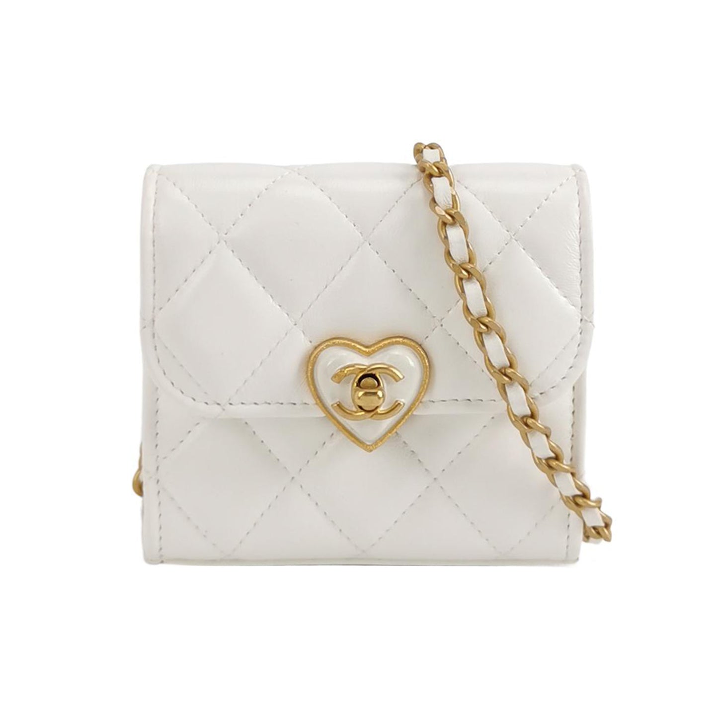 Flap Bag Lambskin quilted CC turn-lock