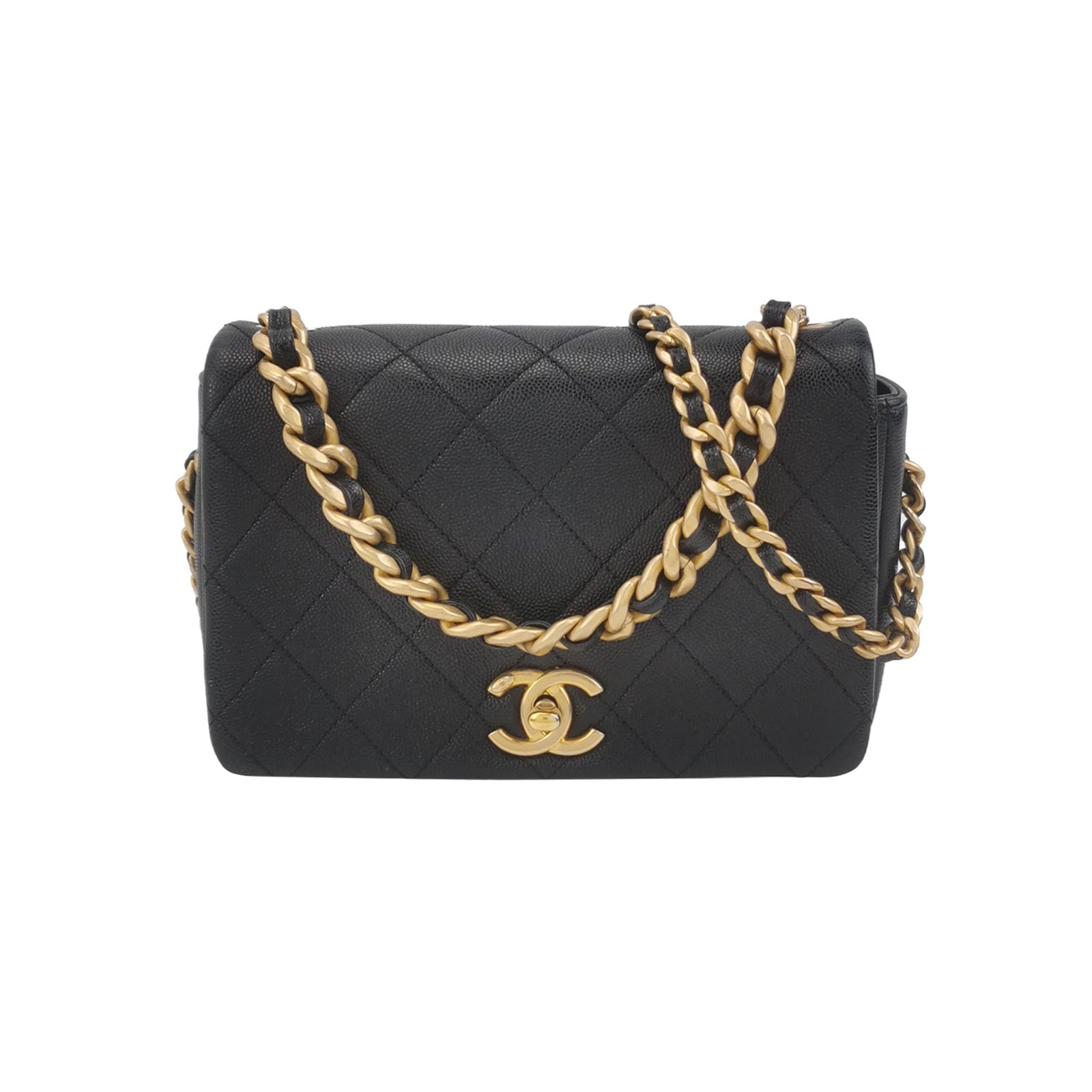 Flap Bag quilted CC turn-lock