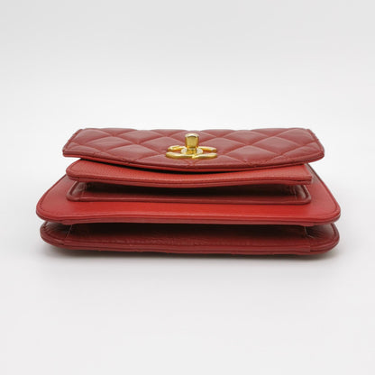 Flap Bag quilted CC turn-lock