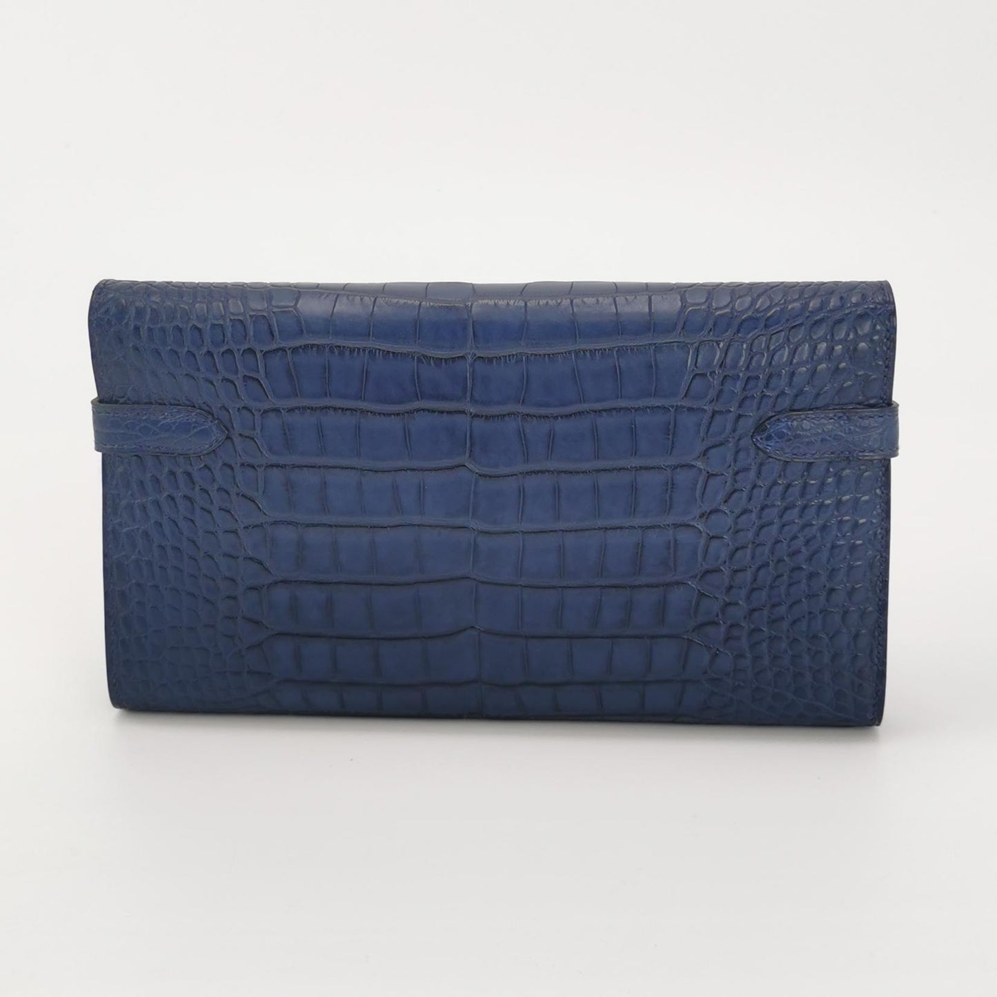 Kelly Large Alligator Gold 7L Blue C