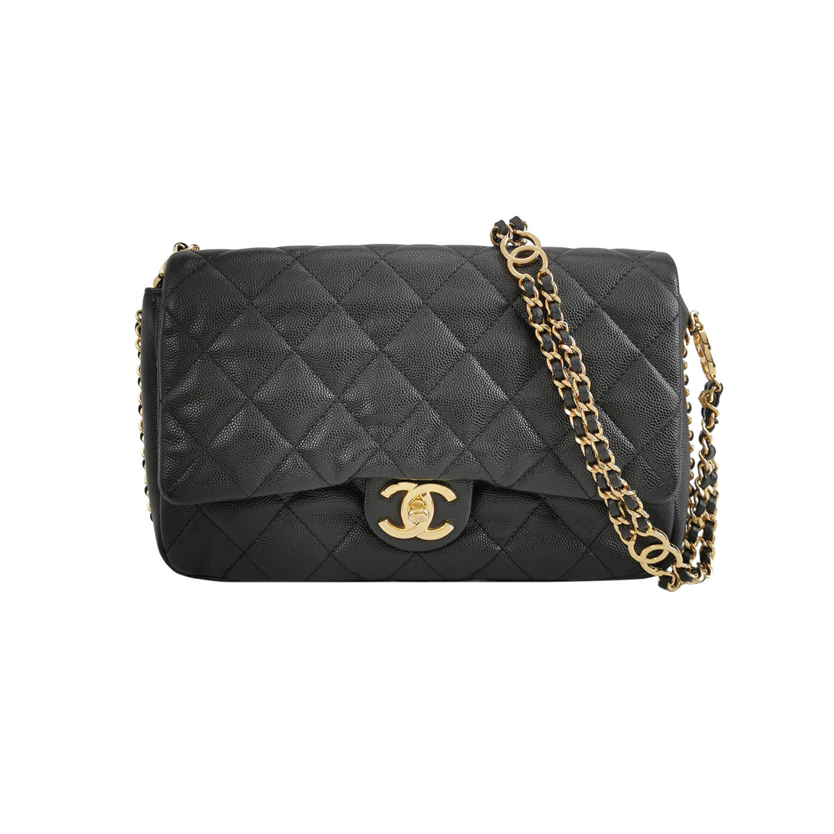 Chanel Chanel Flap Bag Calfskin Shoulder Bag