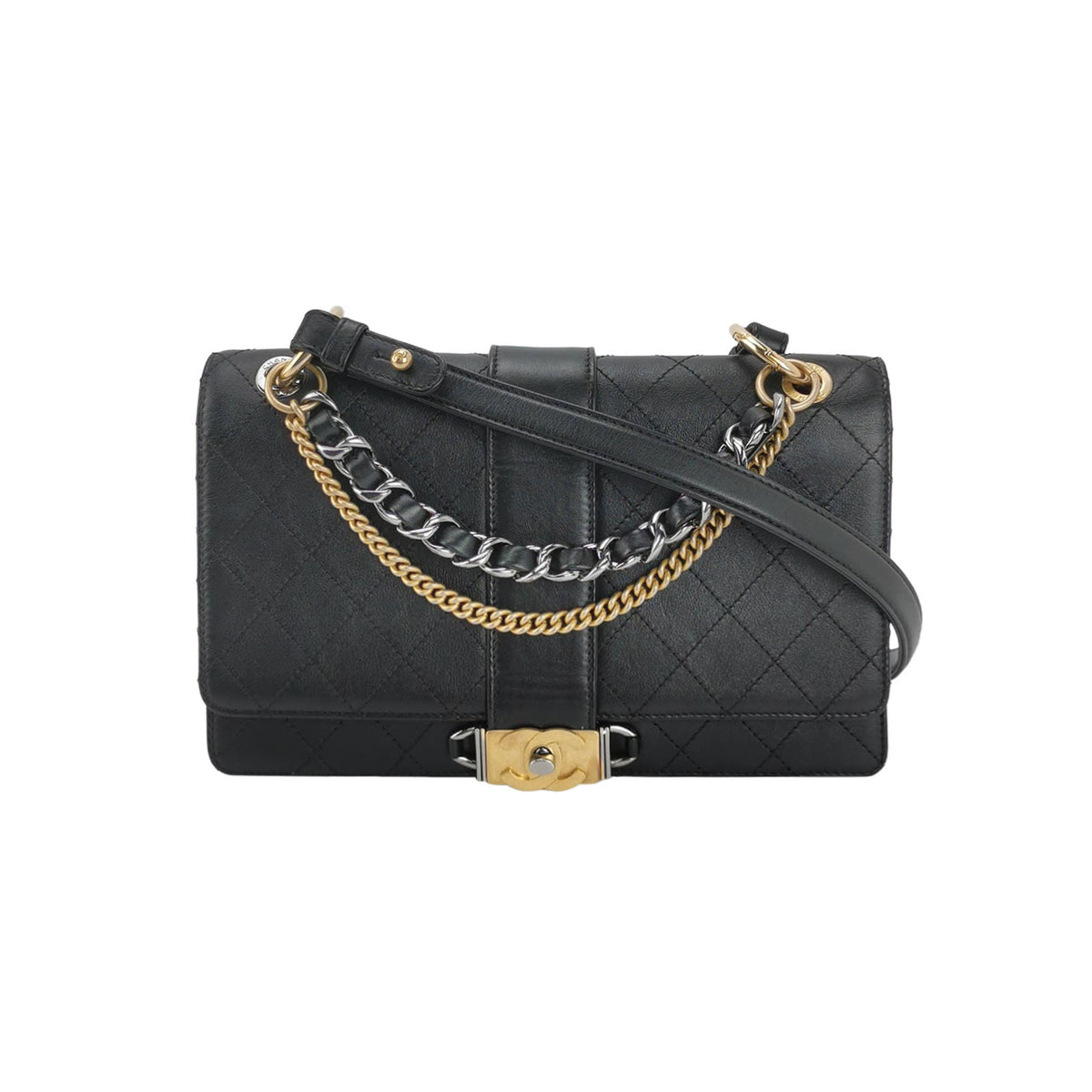 Chanel Chanel Flap Bag Calfskin Shoulder Bag