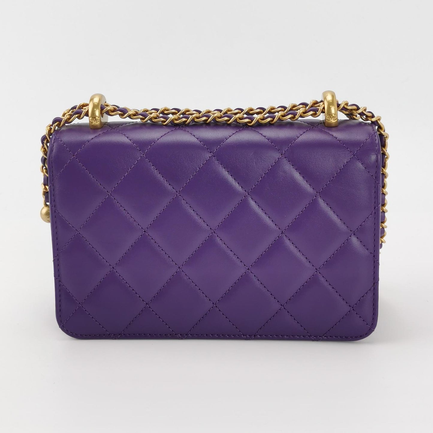 Flap Bag quilted CC turn-lock Gold