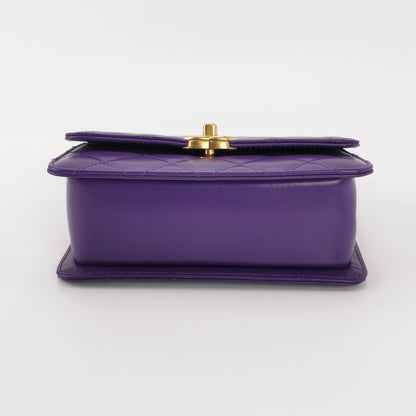 Flap Bag quilted CC turn-lock Gold