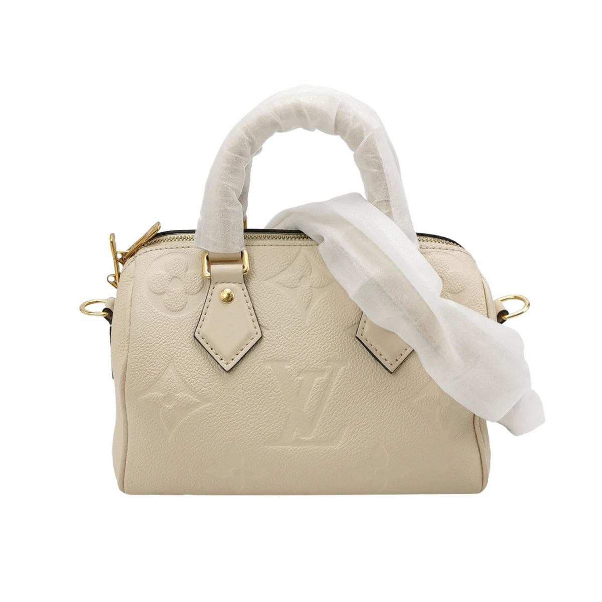 Louis Vuitton (LV) Louis Vuitton Speedy Bandouliere 20 Calfskin Shoulder Bag