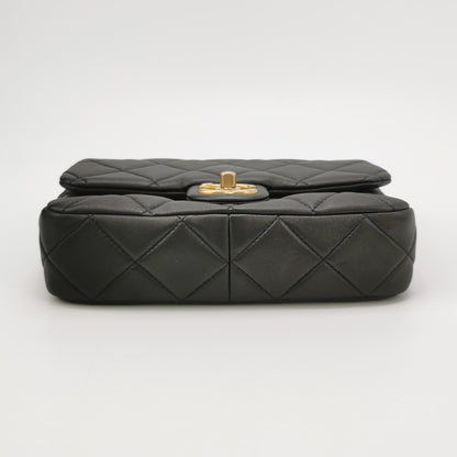 Flap Bag Lambskin quilted CC turn-lock