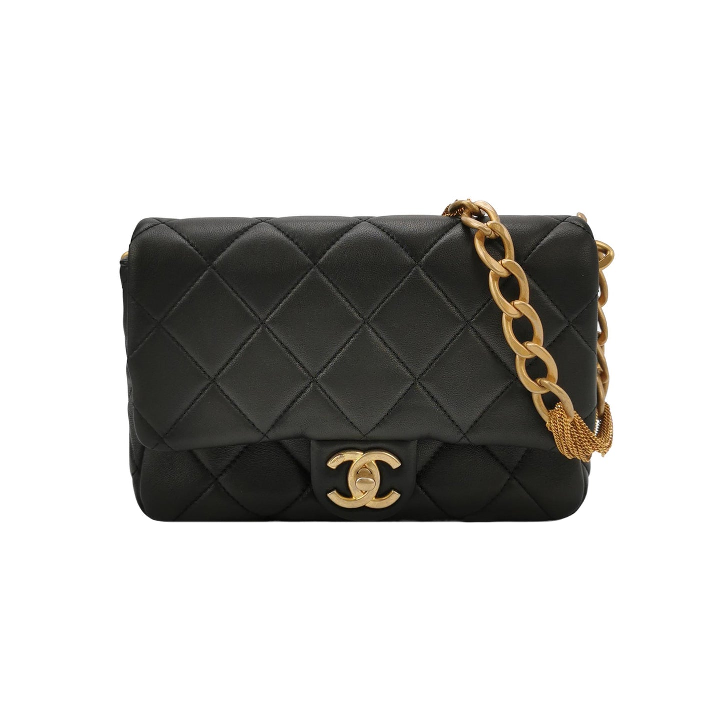 Flap Bag Lambskin quilted CC turn-lock