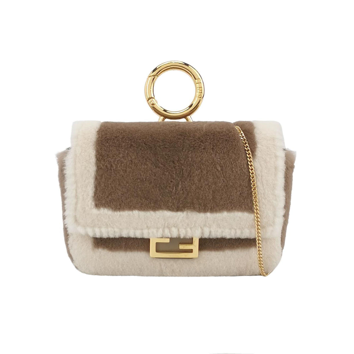 Fendi Fendi Baguette Nano Calfskin Other Shoulder Bag