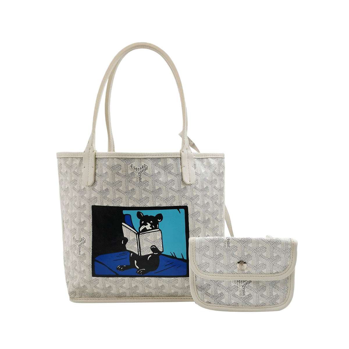 Goyard Goyard Anjou Mini Calfskin Coated canvas Coated Shoulder Bag