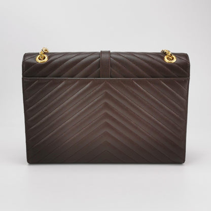 Envelope Large V quilted YSL