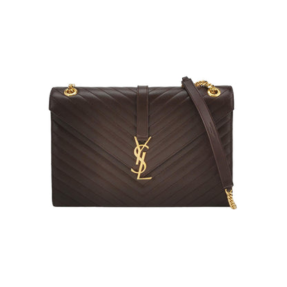 Envelope Large V quilted YSL