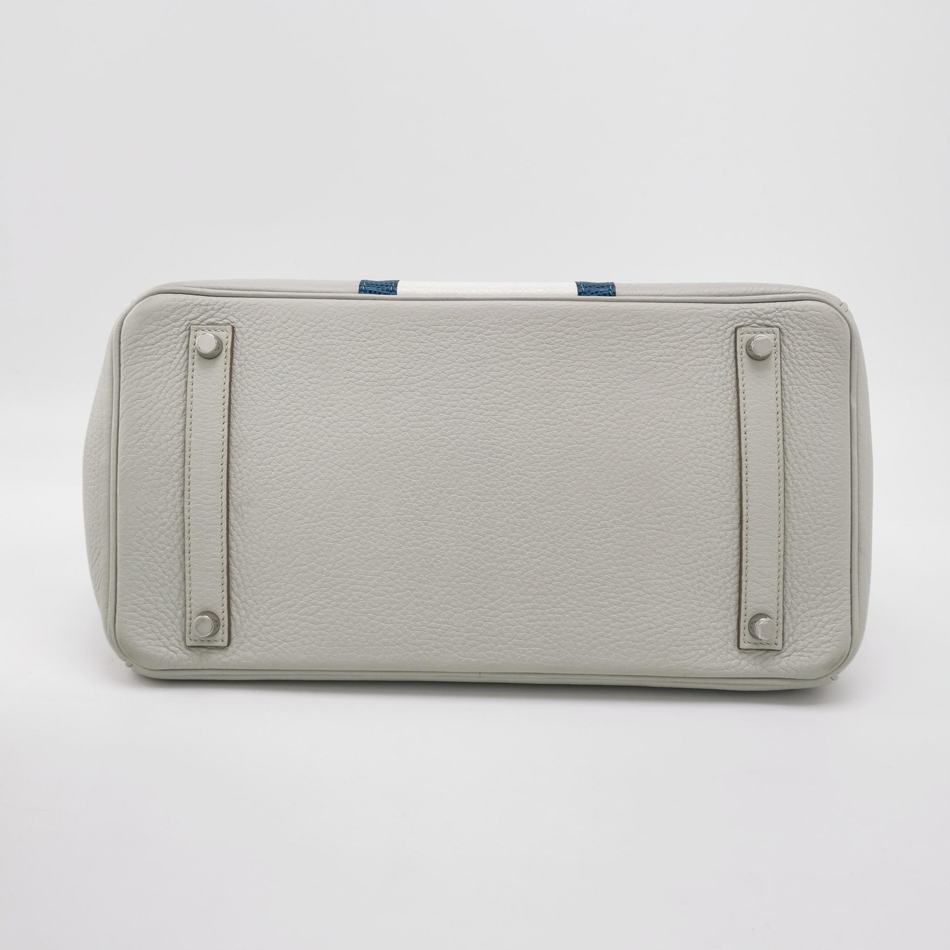 Birkin Gold 35 Togo Silver 01 White 80 Gray 7Q Blue O