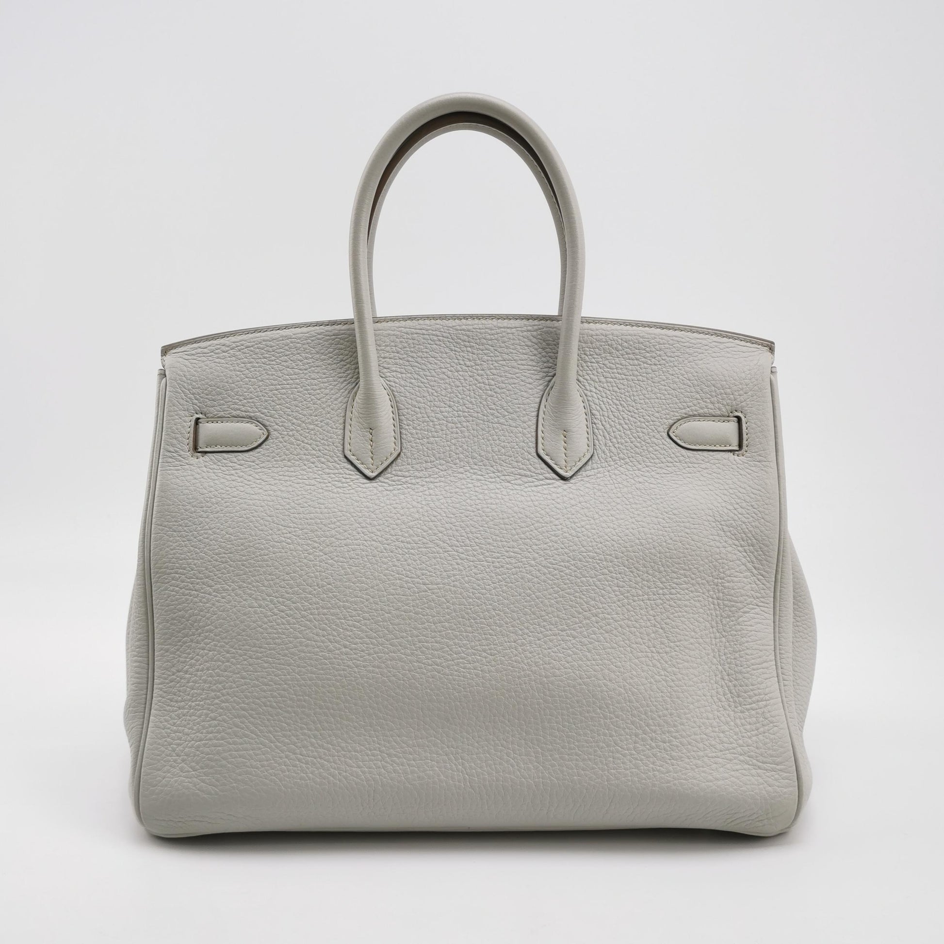 Birkin Gold 35 Togo Silver 01 White 80 Gray 7Q Blue O