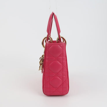 Lady Dior Lambskin Logo