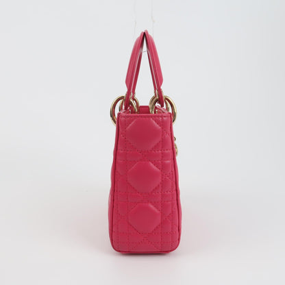 Lady Dior Lambskin Logo