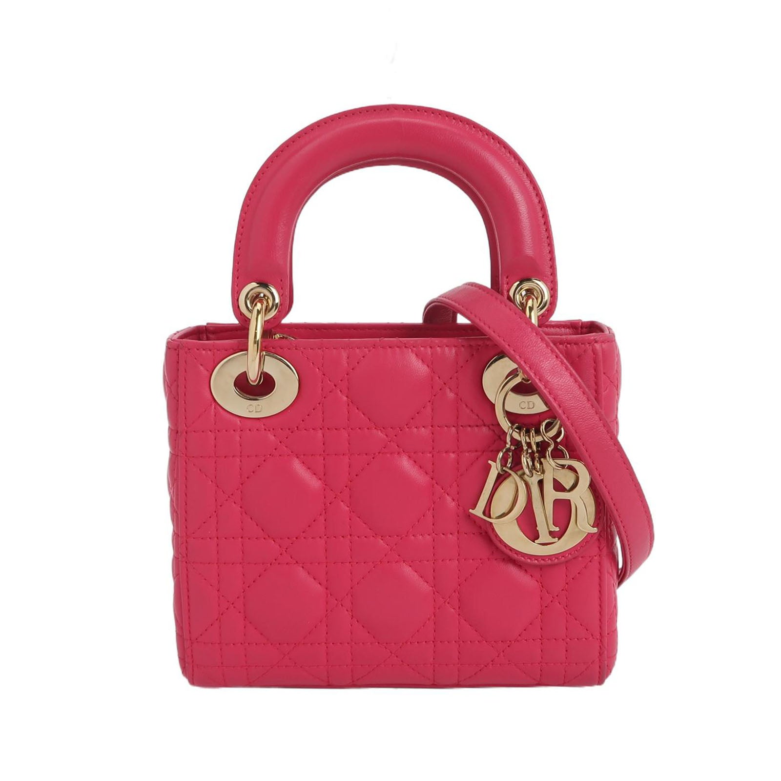 Lady Dior Lambskin Logo