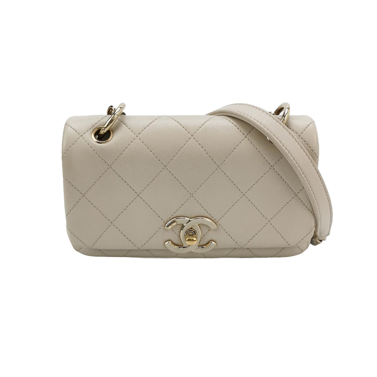 Chanel Chanel Flap Bag Calfskin Shoulder Bag