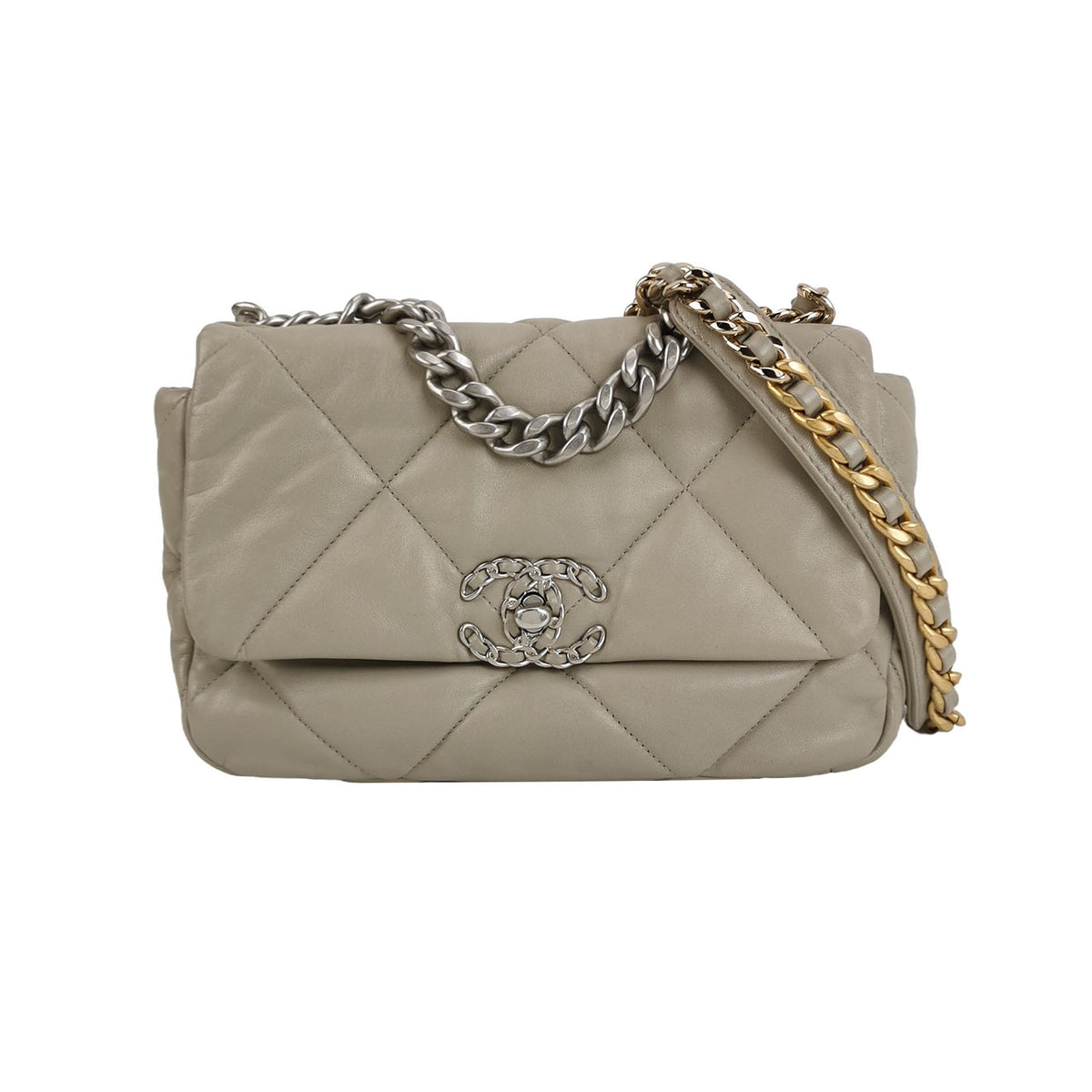 Chanel Chanel 19Bag Small Lambskin Crossbody Bag