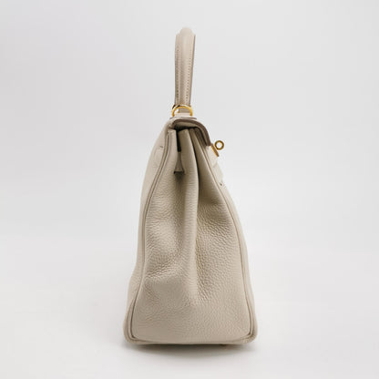 Kelly 28 Togo Gold 10 White Z