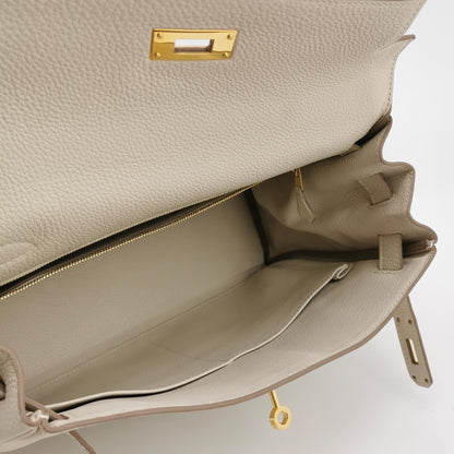 Kelly 28 Togo Gold 10 White Z