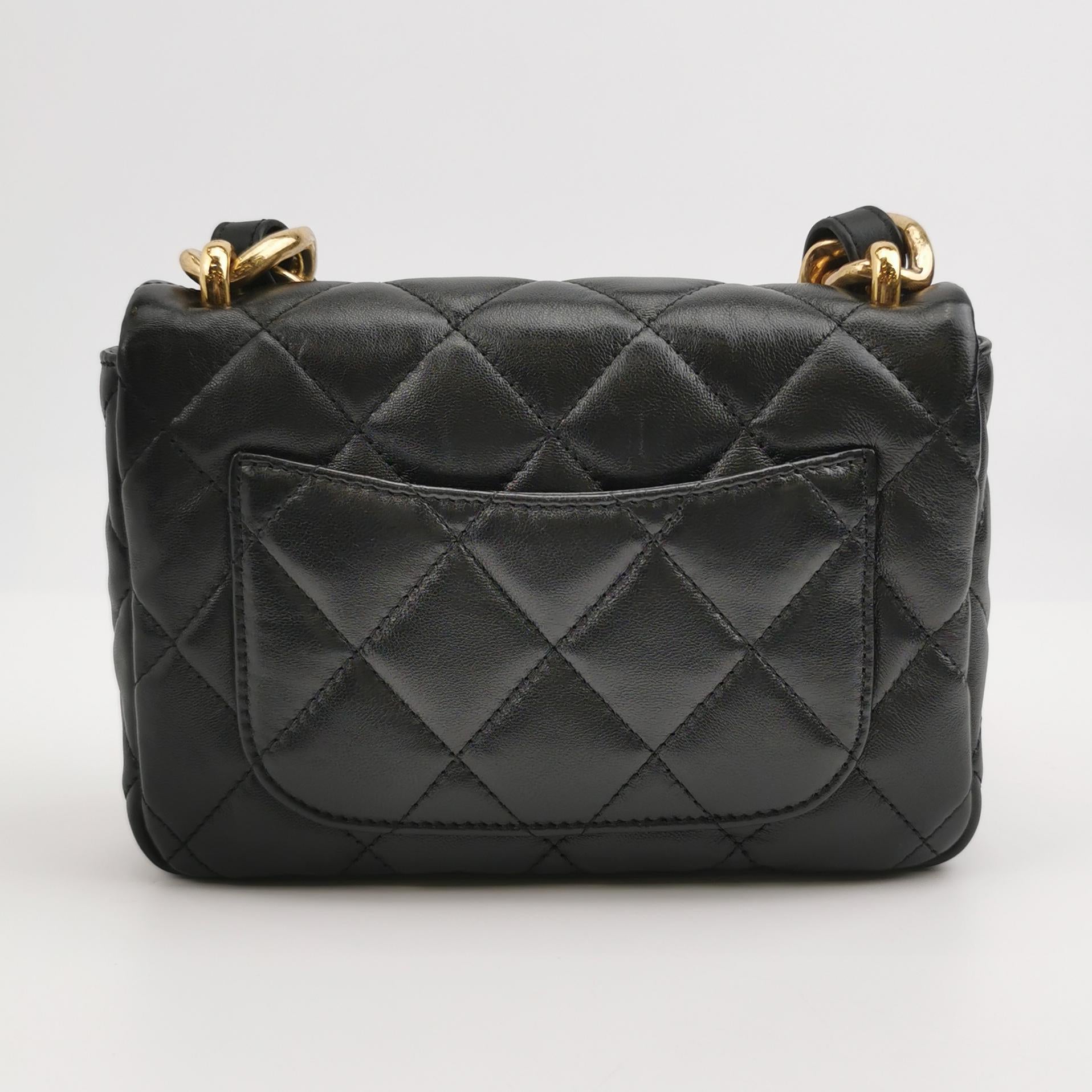 Flap Bag Lambskin quilted CC turn-lock