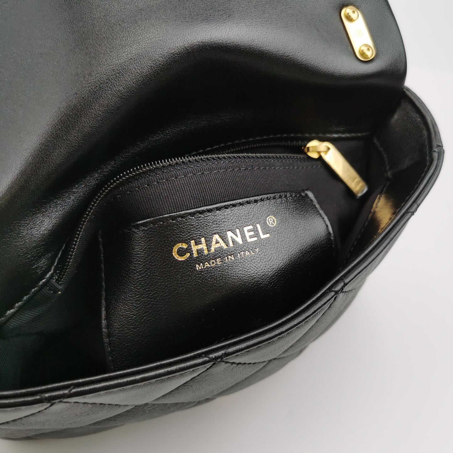 Flap Bag Lambskin quilted CC turn-lock