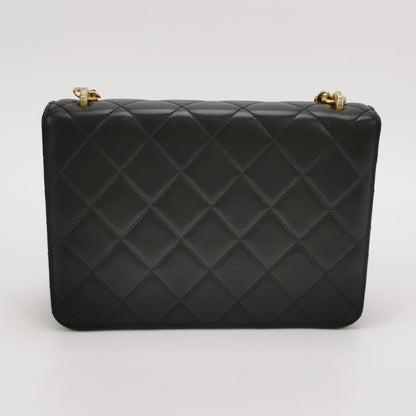 Flap Bag Lambskin quilted CC turn-lock logo