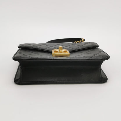 Flap Bag Lambskin quilted CC turn-lock logo