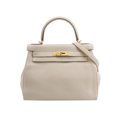 Kelly 28 Togo Gold 10 White Z