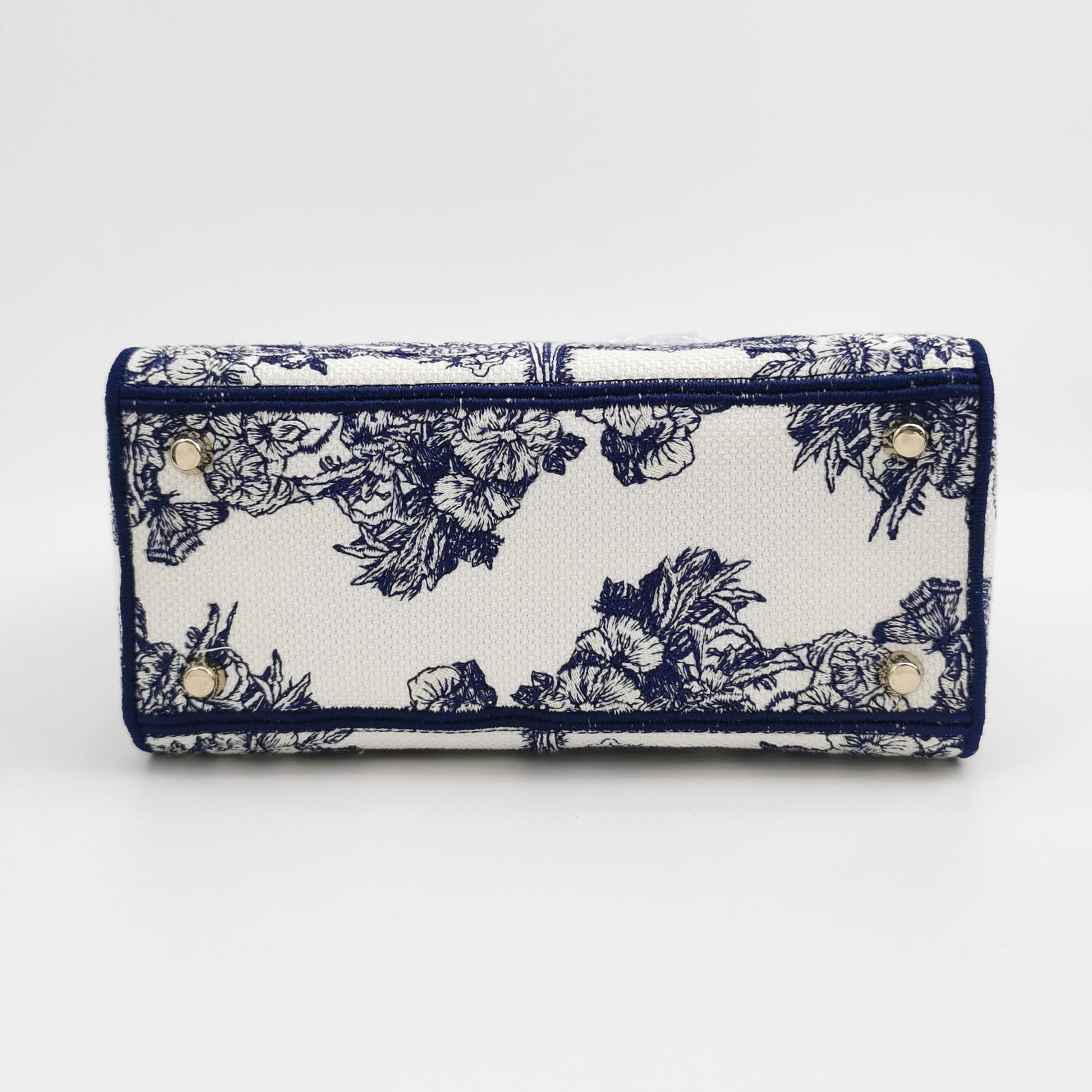 Lady Dior Medium Canvas Logo