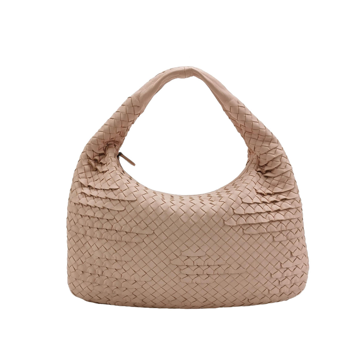 Bottega Veneta Bottega Veneta Lambskin Beige Veneta Bag