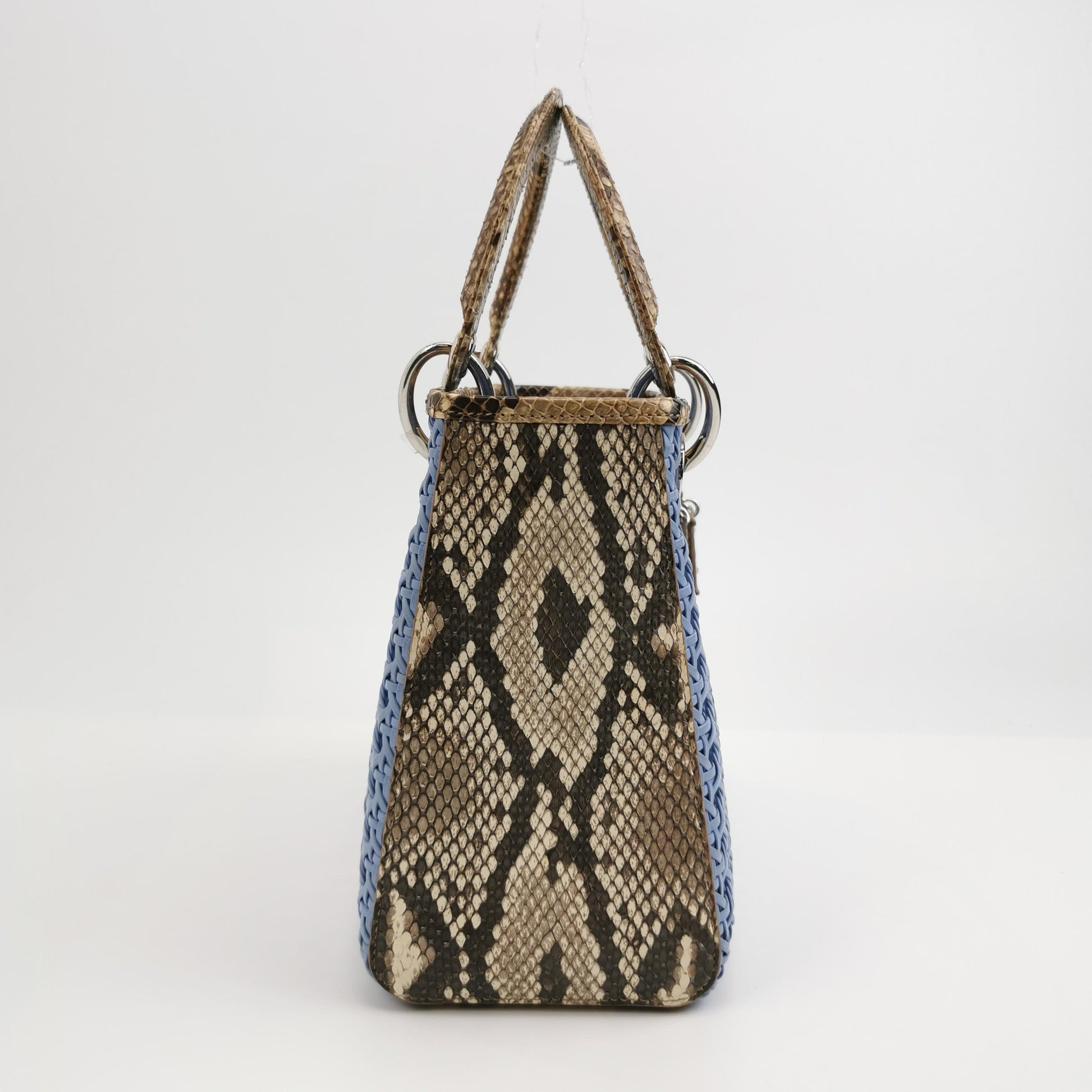 Lady Dior Medium Lambskin Logo