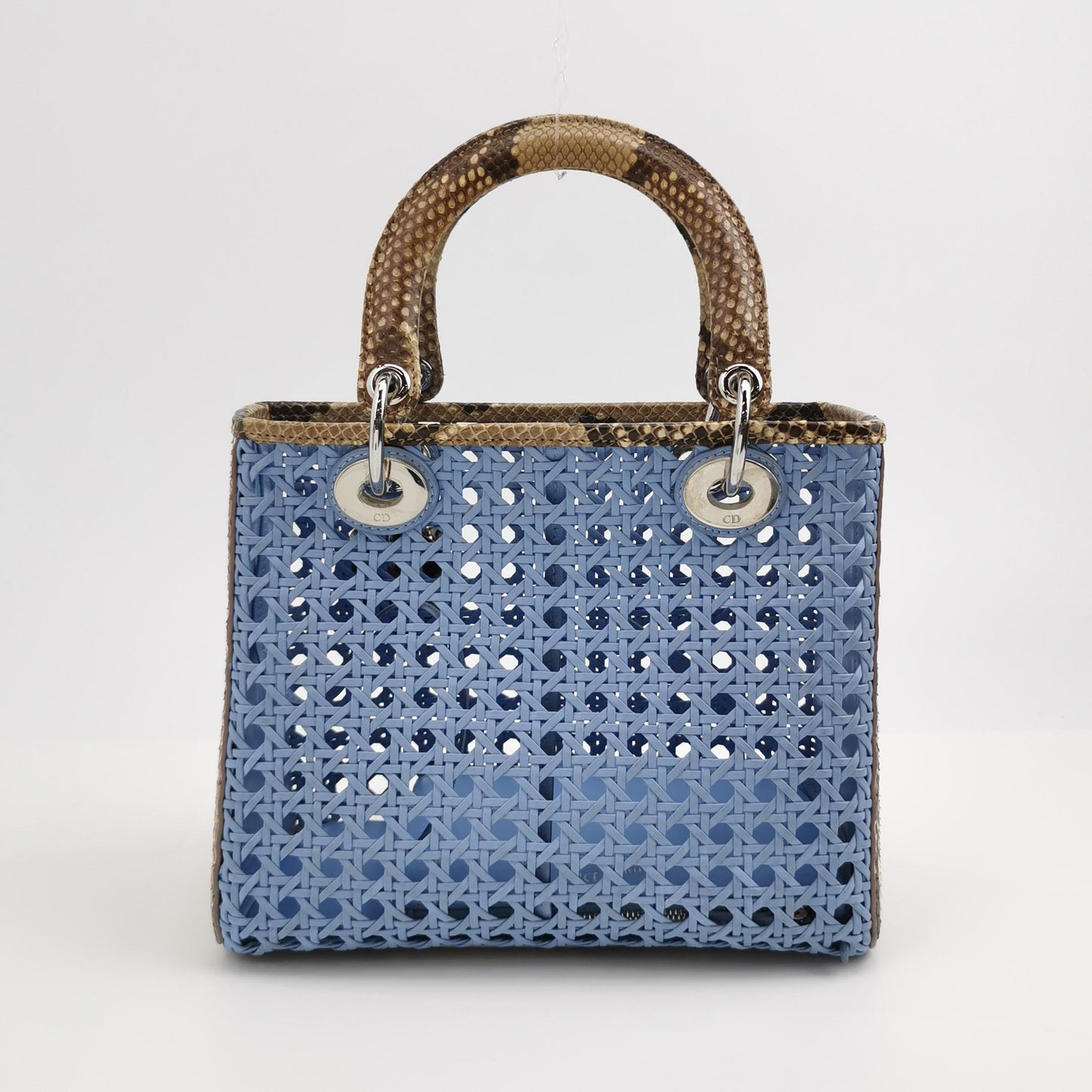 Lady Dior Medium Lambskin Logo