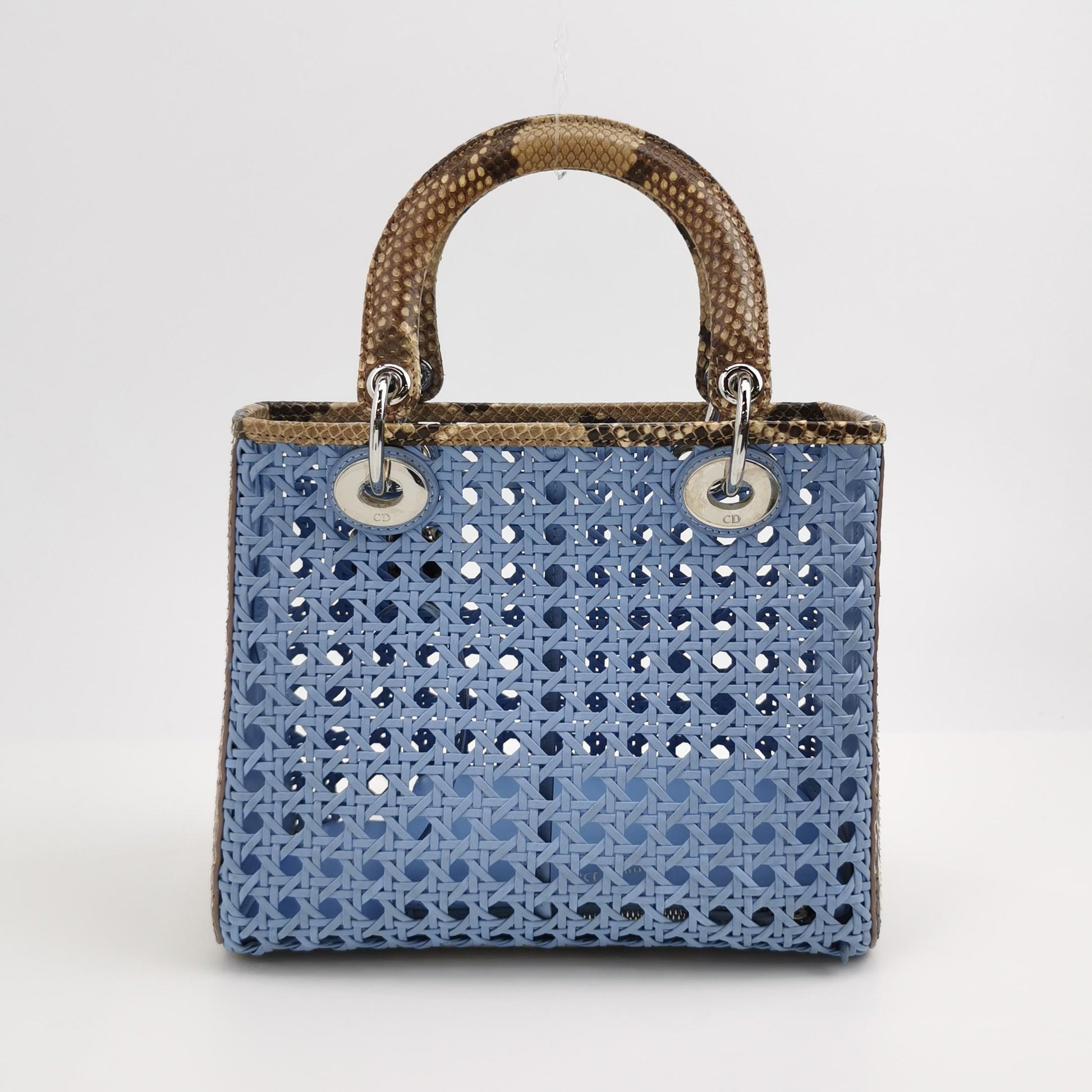 Lady Dior Medium Lambskin Logo