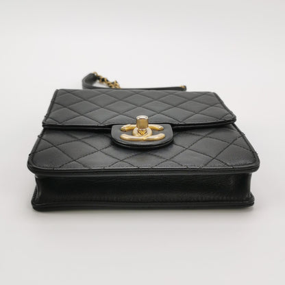 Flap Bag Lambskin quilted CC turn-lock