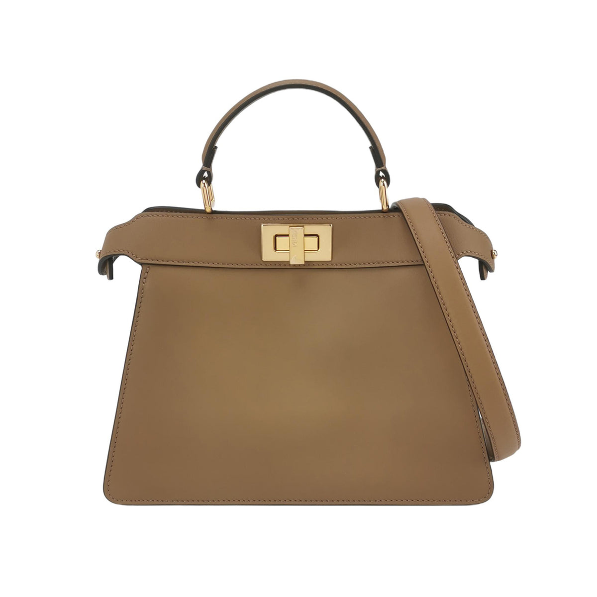 Fendi Fendi Peekaboo Small Calfskin Shoulder Bag