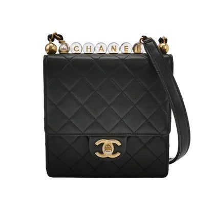 Flap Bag Lambskin quilted CC turn-lock