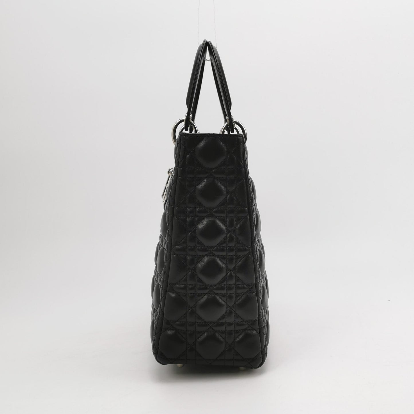 Lady Dior Large Lambskin Logo