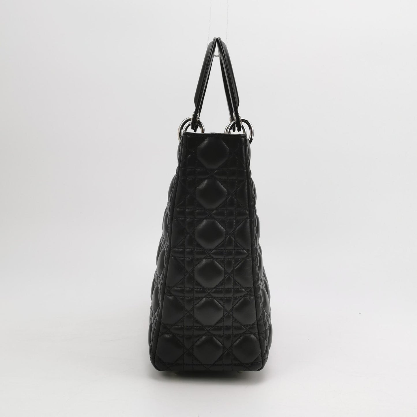 Lady Dior Large Lambskin Logo