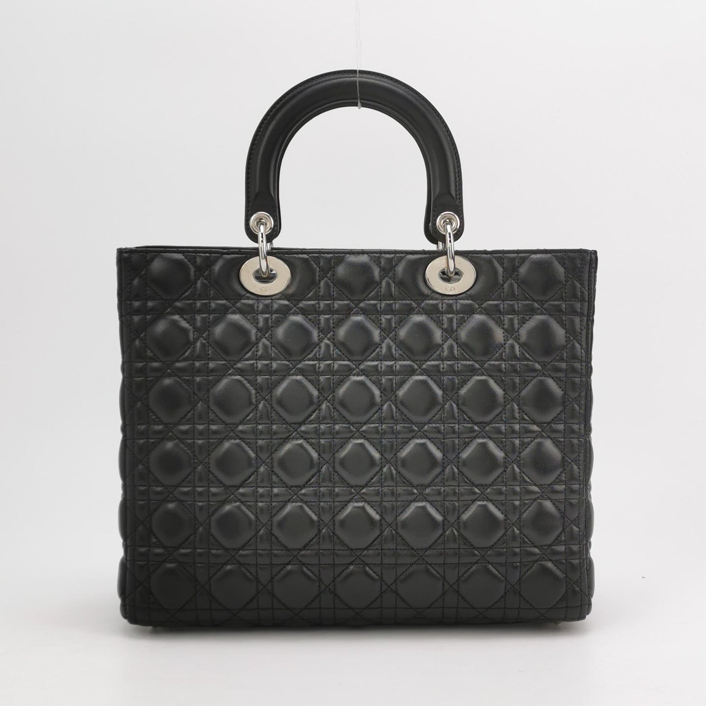 Lady Dior Large Lambskin Logo