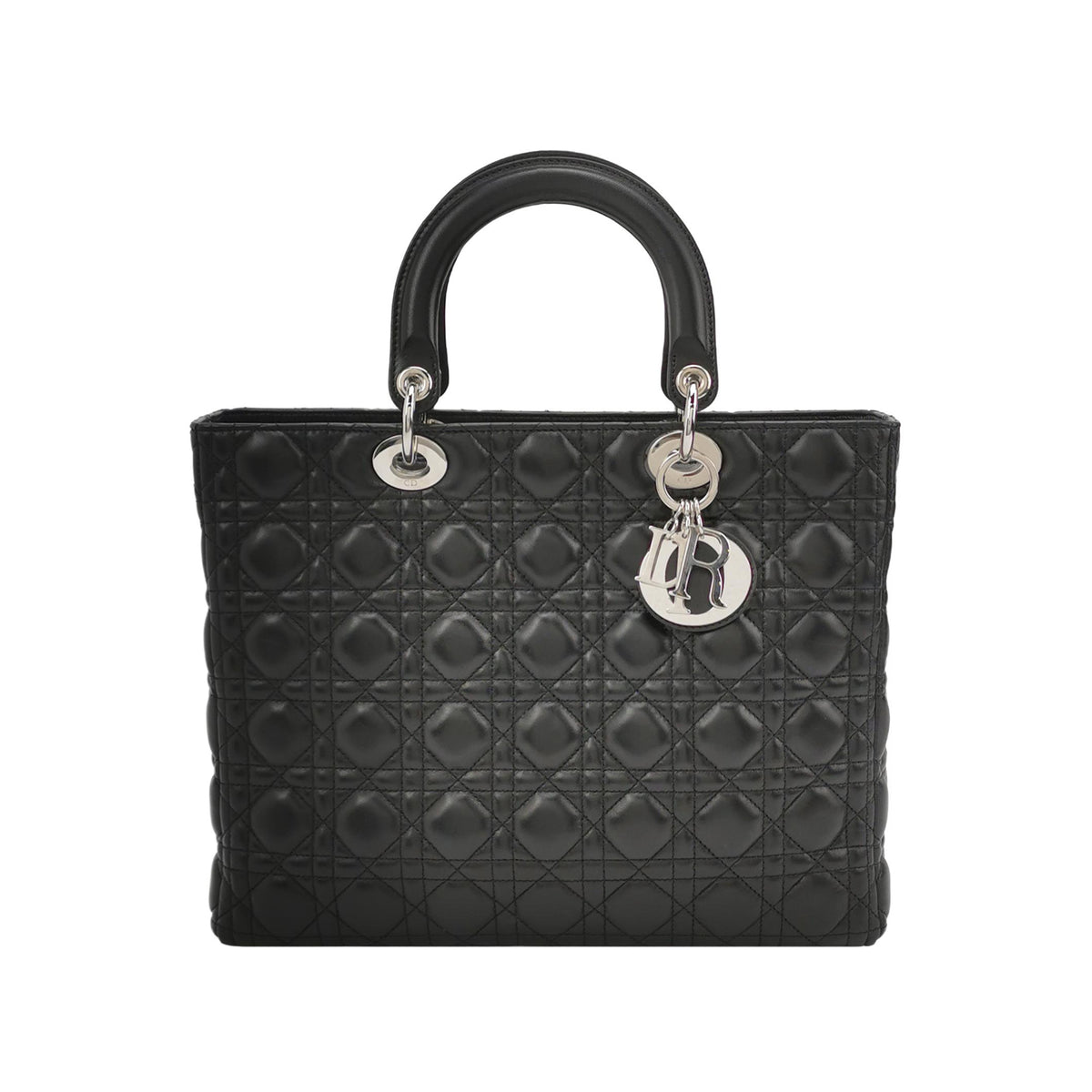 Dior Dior Lambskin Large Lady Dior Bag