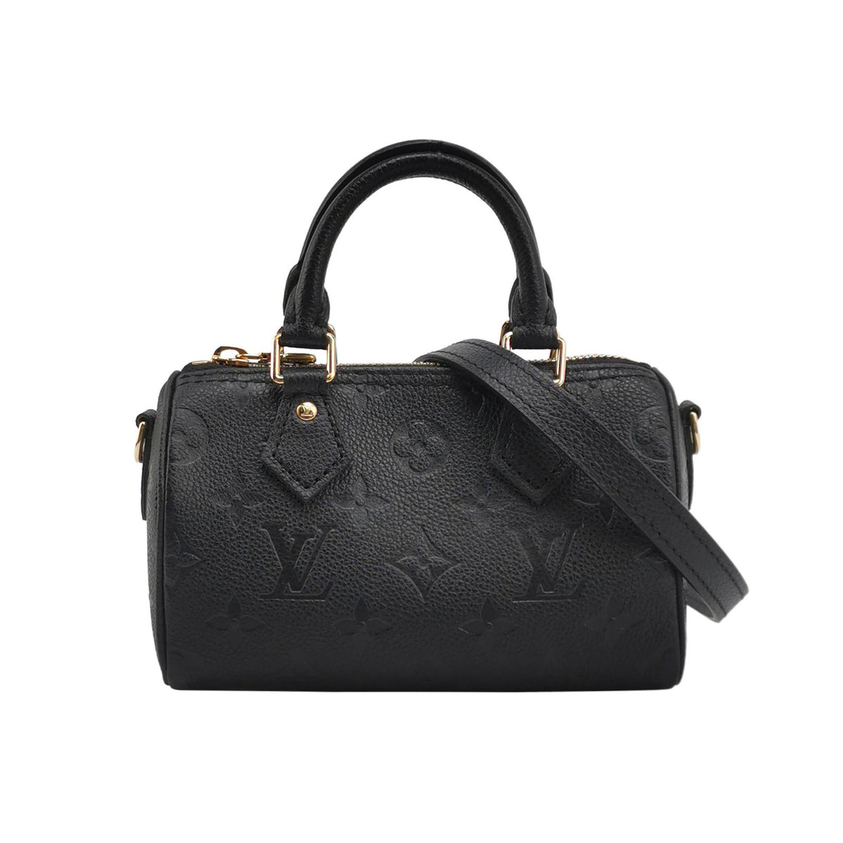 Louis Vuitton (LV) Louis Vuitton Speedy Nano Calfskin Shoulder Bag