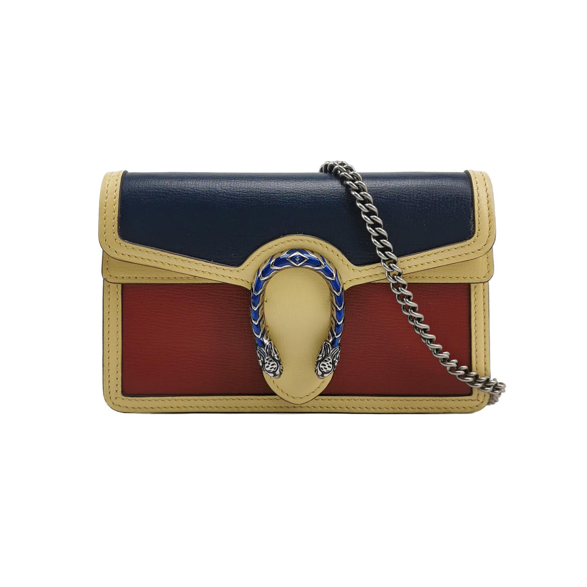 Gucci Gucci Dionysus Mini Colorblock Calfskin Crossbody Bag
