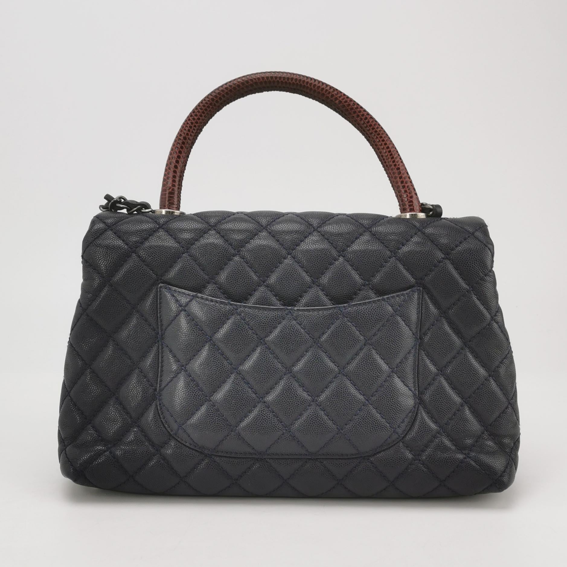 Coco Handle Large quilted CC turn-lock