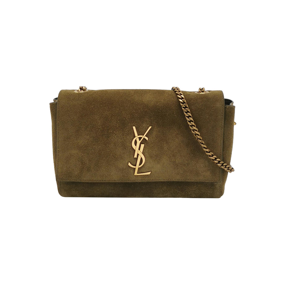 Saint Laurent Saint Laurent Kate Suede Shoulder Bag