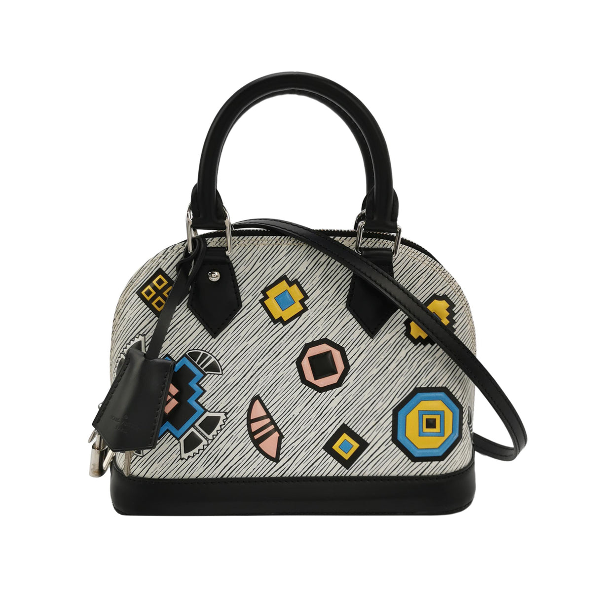 Louis Vuitton (LV) Louis Vuitton (LV) Alma BB Colorblock Calfskin Shoulder Bag