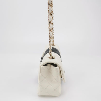 Classic Flap Seasonal limited Edition Mini Lambskin quilted CC turn-lock